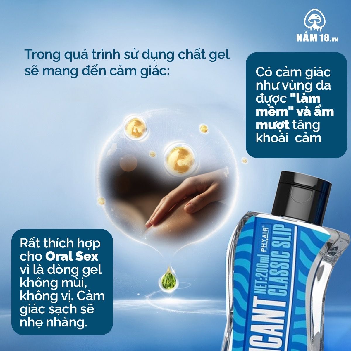  Gel Bôi Trơn Gốc Nước Phyair Classic Slip 