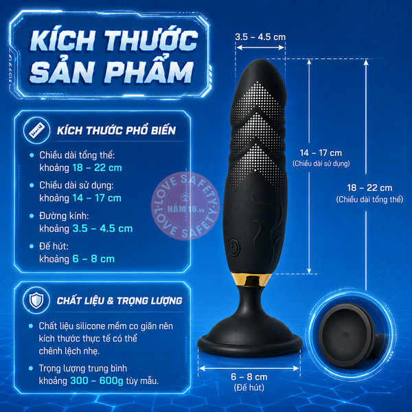  Dương Vật Dính Tường Strong Vibrator 