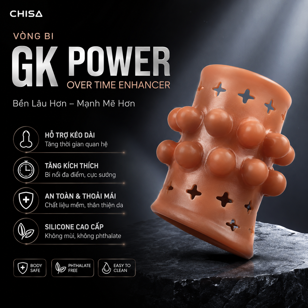  Vòng Đeo Bi Chisa GK Power Over Time Enhancer 