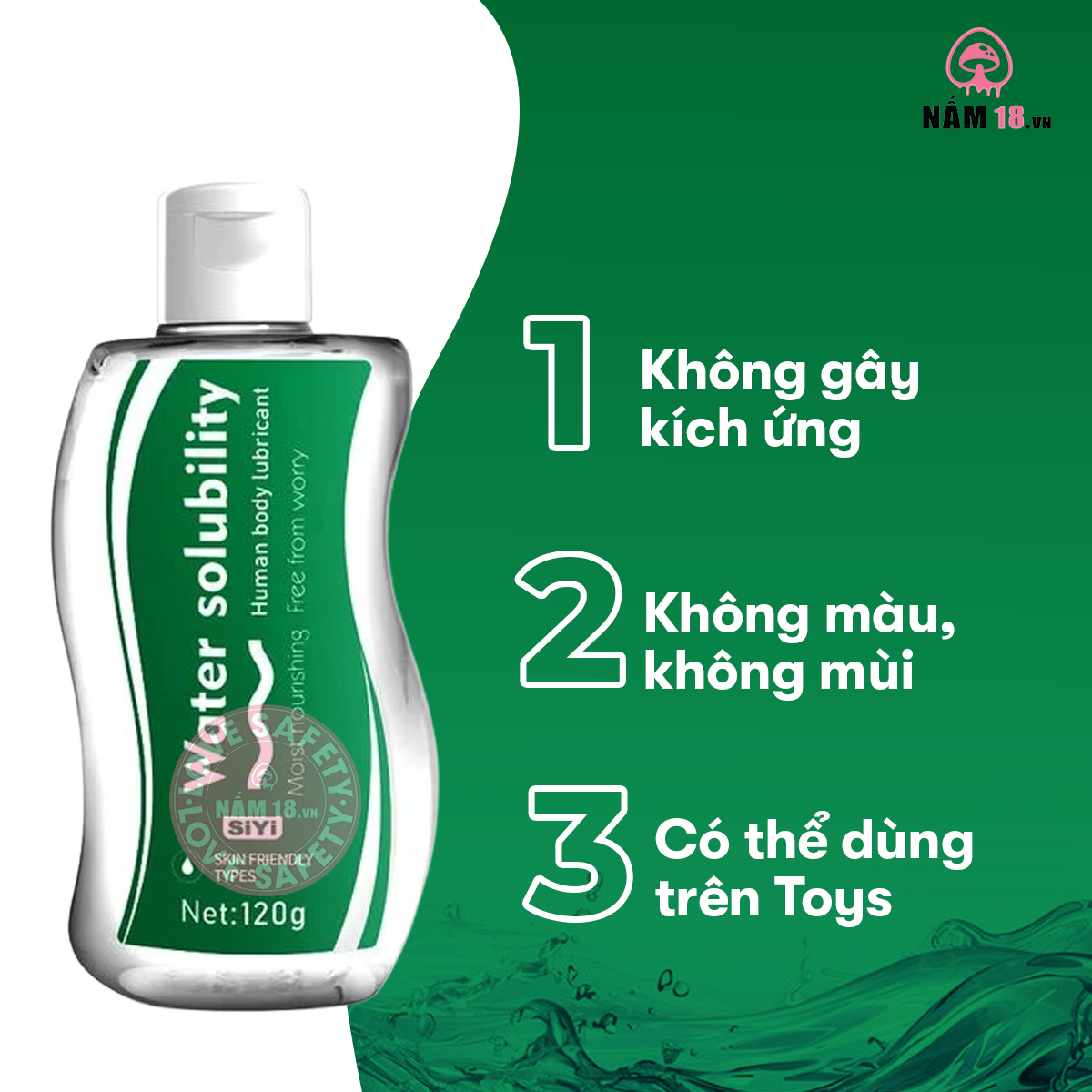  Gel Bôi Trơn Cấp Ẩm Siyi Skin Friendly Types 