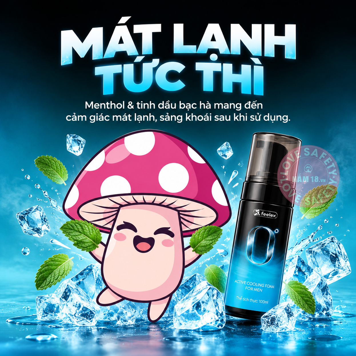  Dung Dịch Vệ Sinh Nam Feelex 0 Độ 