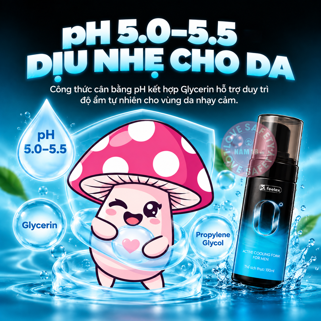  Dung Dịch Vệ Sinh Nam Feelex 0 Độ 
