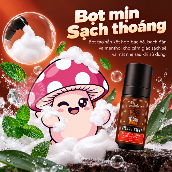  Dung Dịch Vệ Sinh Nam PlayAh Drark Indulgence 