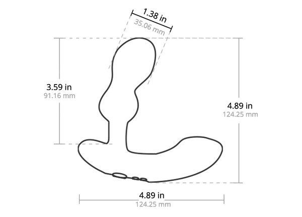 Máy Rung Hậu Môn Lovense Edge 2 Điều Khiển App