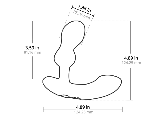  Máy Rung Hậu Môn Lovense Edge 2 Điều Khiển App 