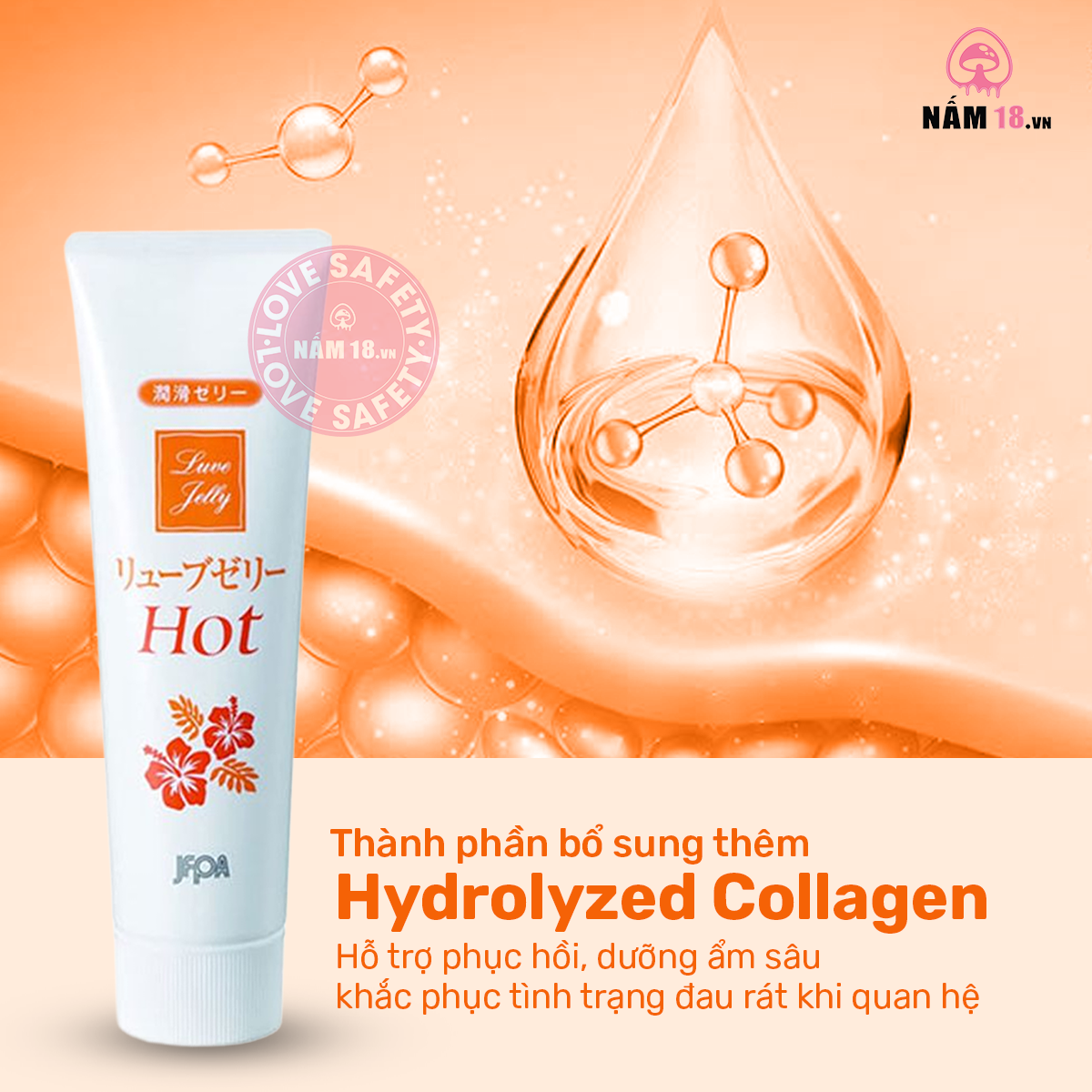  Gel Bôi Trơn Ấm Nóng Jex Luve Jelly Hot 