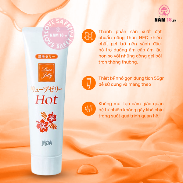Gel Bôi Trơn Ấm Nóng Jex Luve Jelly Hot