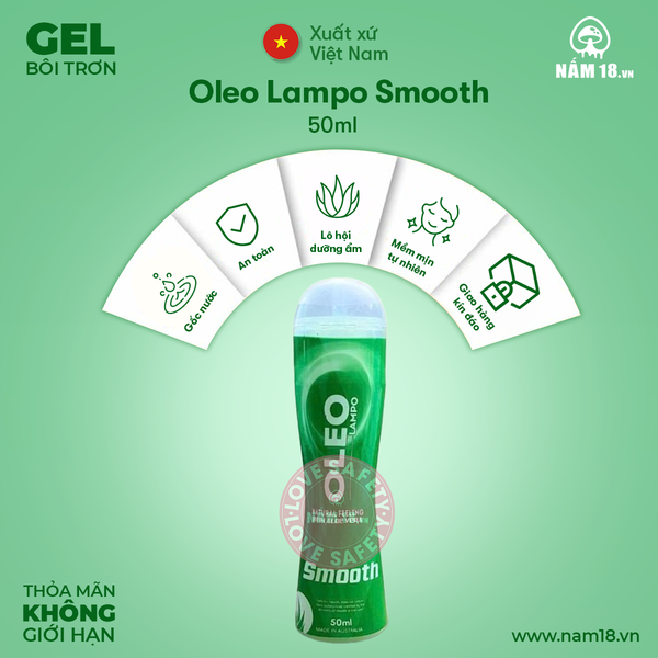  Gel Bôi Trơn Oleo Lampo Smooth Hương Nha Đam 