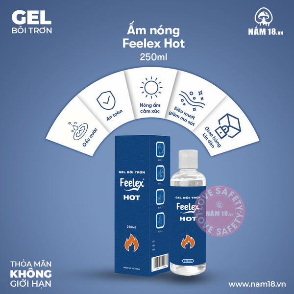  Gel Bôi Trơn Ấm Nóng Feelex Hot 
