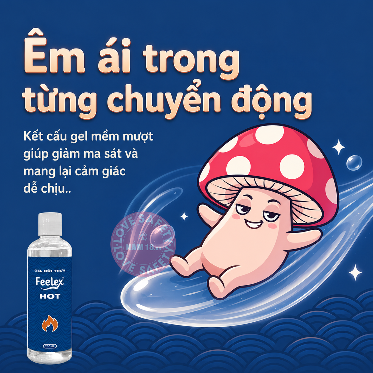  Gel Bôi Trơn Ấm Nóng Feelex Hot 