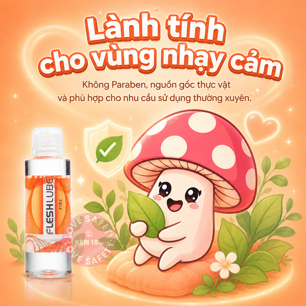 Gel Bôi Trơn Ấm Nóng Fleshlube Fire
