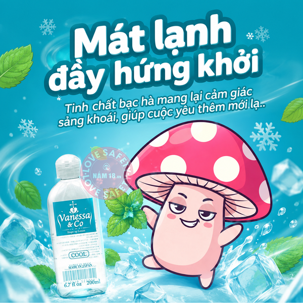 Gel Bôi Trơn Cấp Ẩm Vanessa & Co Cooling Mát Lạnh