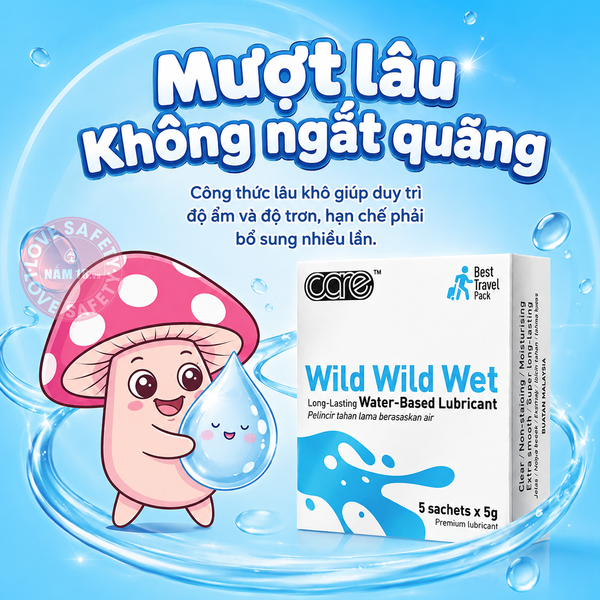 Gel Bôi Trơn CARE Wild Wild Wet - 5 Gói