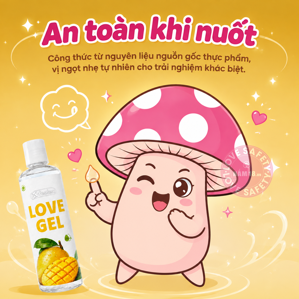  Gel Bôi Trơn Feelex Love Hương Xoài 