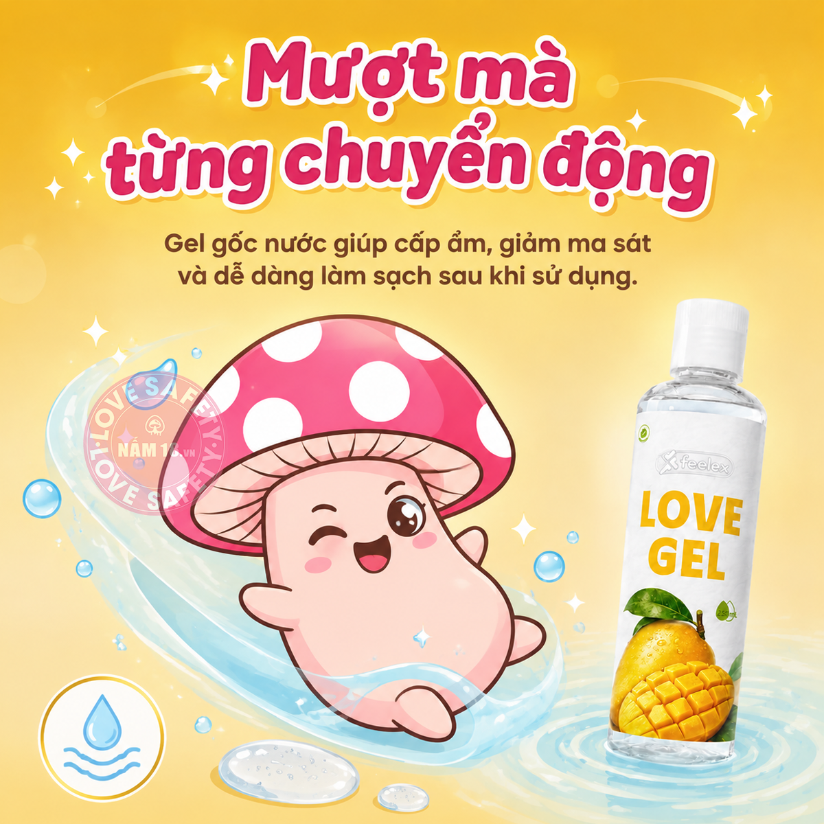  Gel Bôi Trơn Feelex Love Hương Xoài 