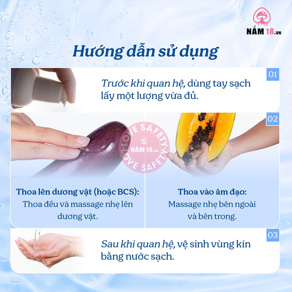 Gel Bôi Trơn Cấp Ẩm Her Feel Hyaluronic Acid