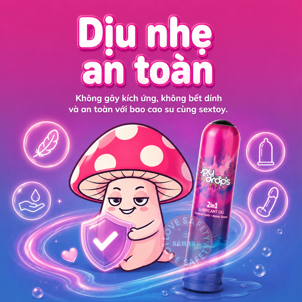 Gel Bôi Trơn Joydrops Massage 2in1