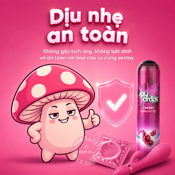 Gel Bôi Trơn Joydrops Hương Cherry