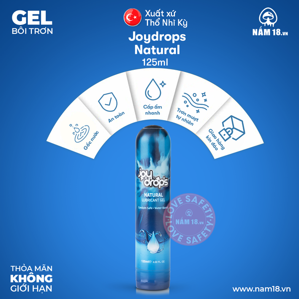  Gel Bôi Trơn Joydrops Natural 