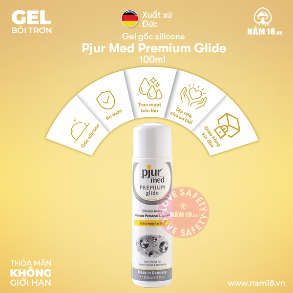  Gel Bôi Trơn Gốc Silicone Pjur Med Preminum 