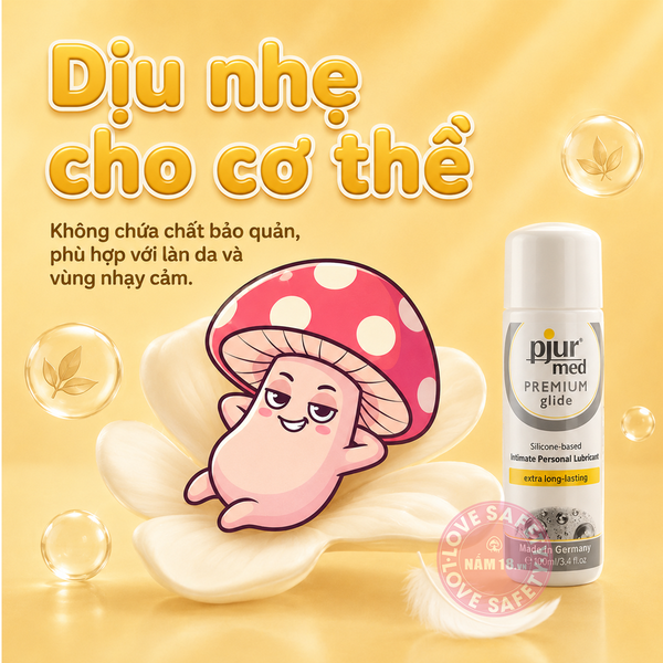 Gel Bôi Trơn Gốc Silicone Pjur Med Preminum