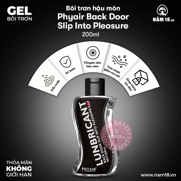 Gel Bôi Trơn Hậu Môn Phyair Back Door Slip Into Pleosure