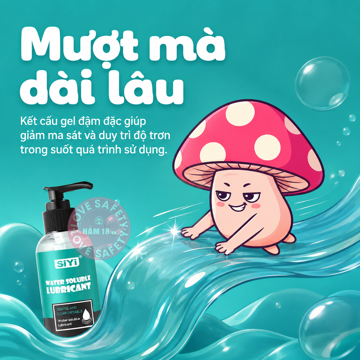  Gel Bôi Trơn Hậu Môn SiYi Gốc Nước - Chai 120ml 