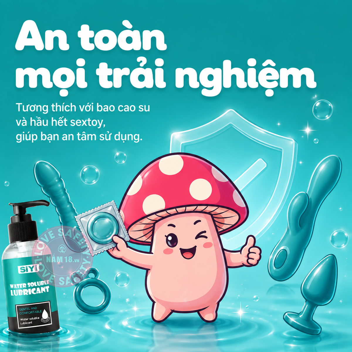  Gel Bôi Trơn Hậu Môn SiYi Gốc Nước - Chai 120ml 