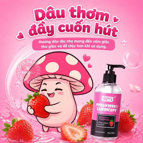  Gel Bôi Trơn Hậu Môn SiYi Hương Dâu 