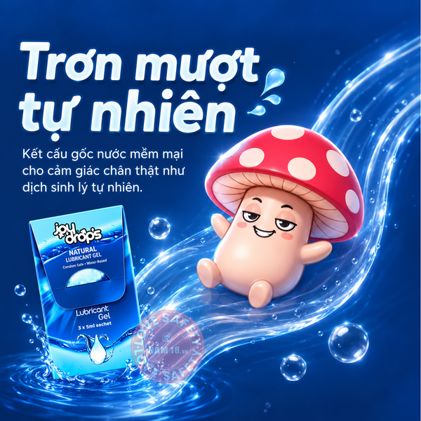 Gel Bôi Trơn Joydrops Natural | Combo 3 Gói