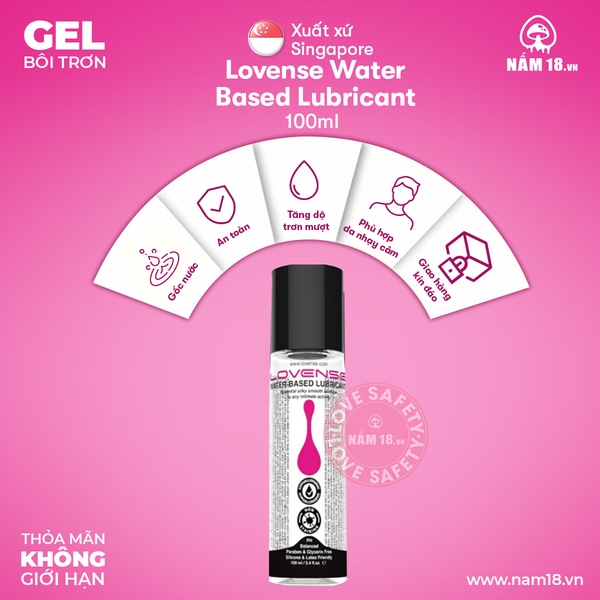  Gel Bôi Trơn Lovense Water Based Lubricant 