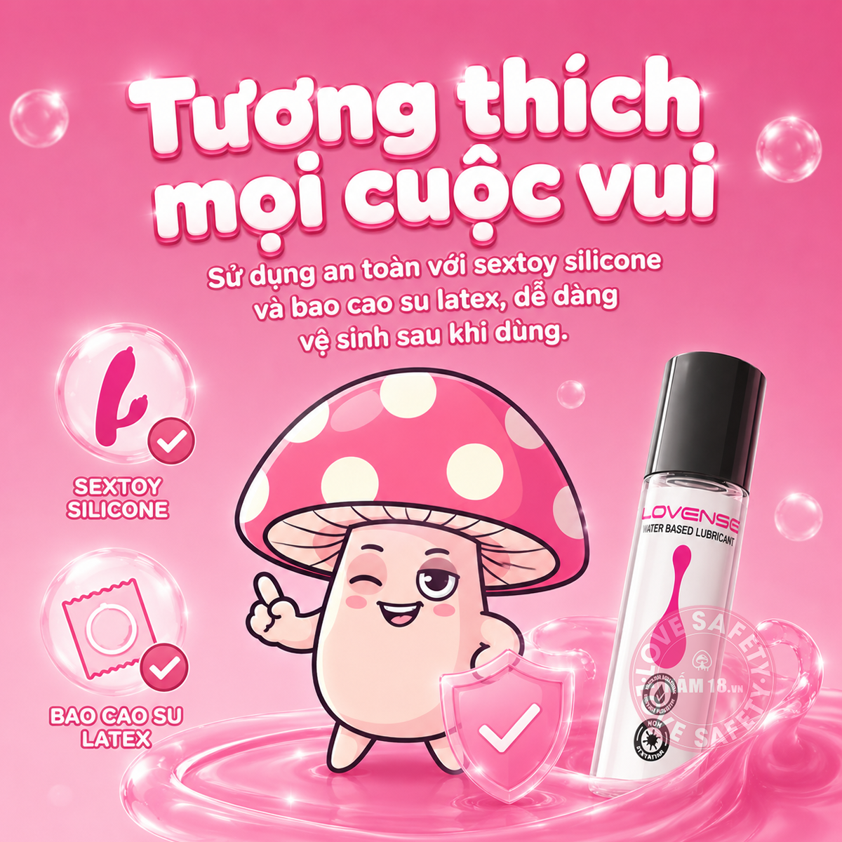 Gel Bôi Trơn Lovense Water Based Lubricant 