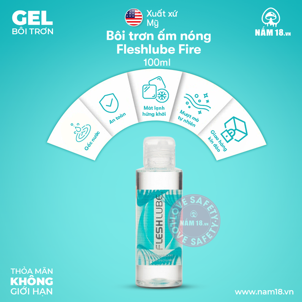  Gel Bôi Trơn Mát Lạnh Fleshlube Ice 