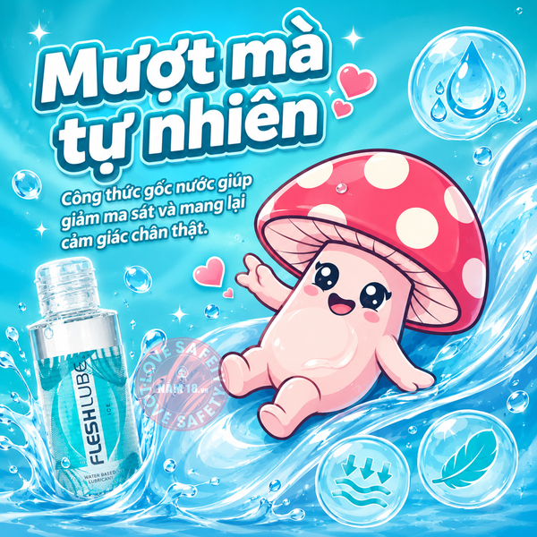  Gel Bôi Trơn Mát Lạnh Fleshlube Ice 