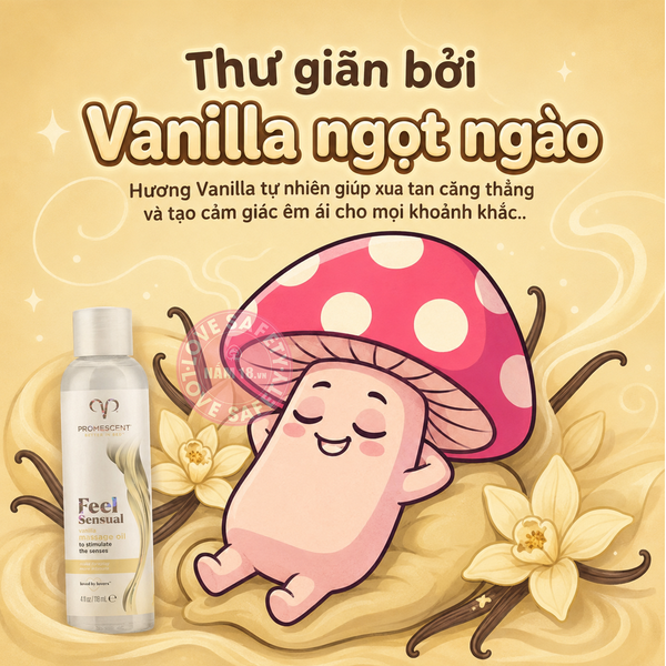 Gel Bôi Trơn Massage Promescent Vanilla