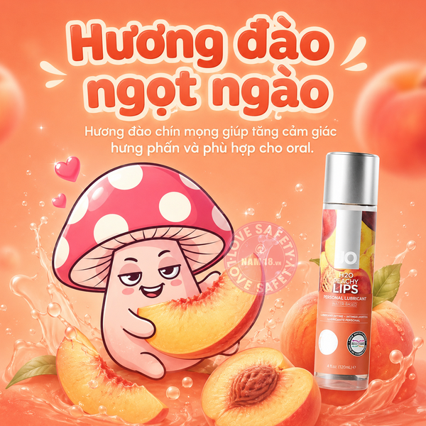 Gel Bôi Trơn Oral Jo H20 Peachy Lips