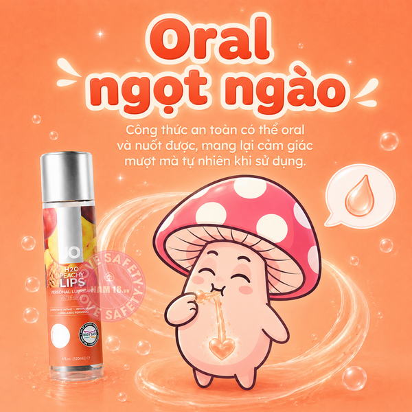 Gel Bôi Trơn Oral Jo H20 Peachy Lips