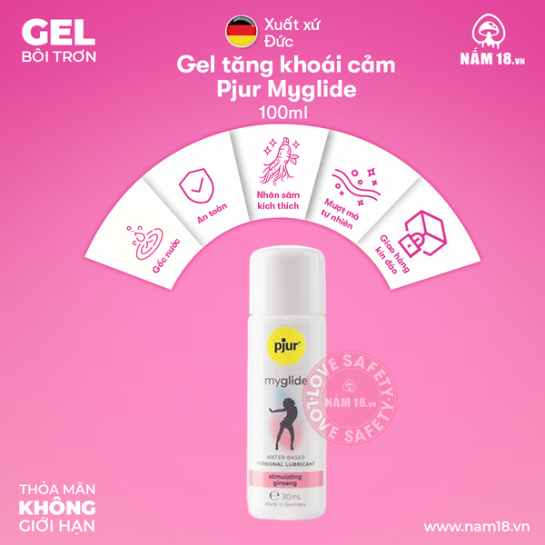  Gel Bôi Trơn Tăng Khoái Cảm Cao Cấp Pjur Myglide 