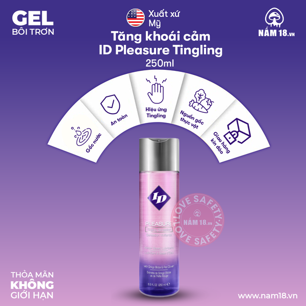  Gel Bôi Trơn Tăng Khoái Cảm ID Pleasure Tingling 