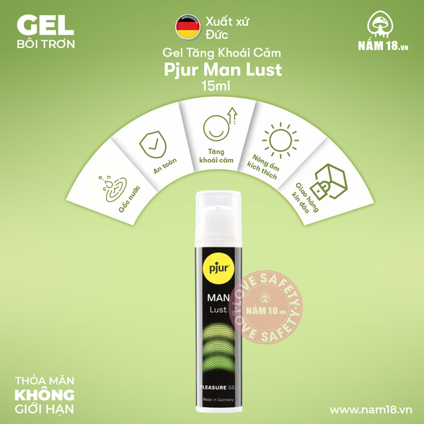  Gel Bôi Trơn Tăng Khoái Cảm Pjur Man Lust 