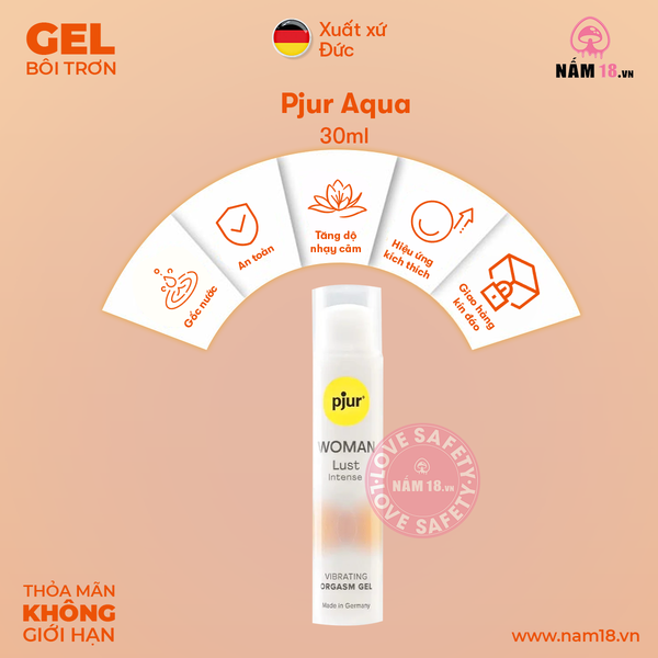 Gel Bôi Trơn Tăng Khoái Cảm Pjur Woman Lust Intense 