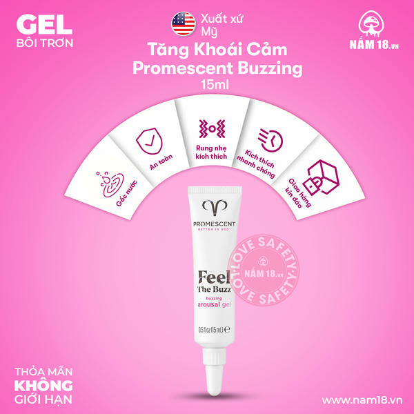 Gel Bôi Trơn Tăng Khoái Cảm Promescent Buzzing