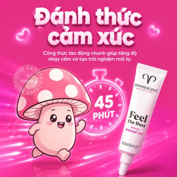 Gel Bôi Trơn Tăng Khoái Cảm Promescent Buzzing