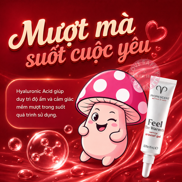 Gel Bôi Trơn Tăng Khoái Cảm Promescent Warming