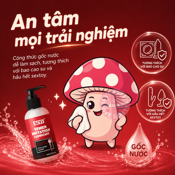 Gel Bôi Trơn Tinh Trùng SiYi Heat Sensation - Chai 120ml