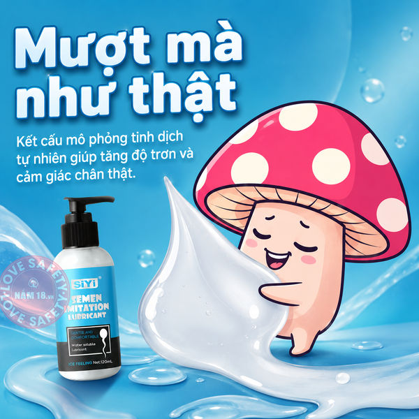 Gel Bôi Trơn Tinh Trùng SiYi Ice Feeling - Chai 120ml