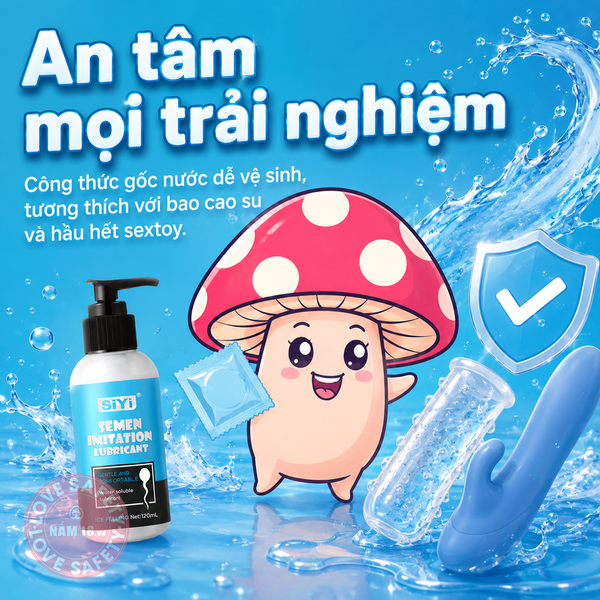 Gel Bôi Trơn Tinh Trùng SiYi Ice Feeling - Chai 120ml