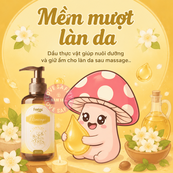 Gel Dầu Massage Body Feelex Hương Nhài