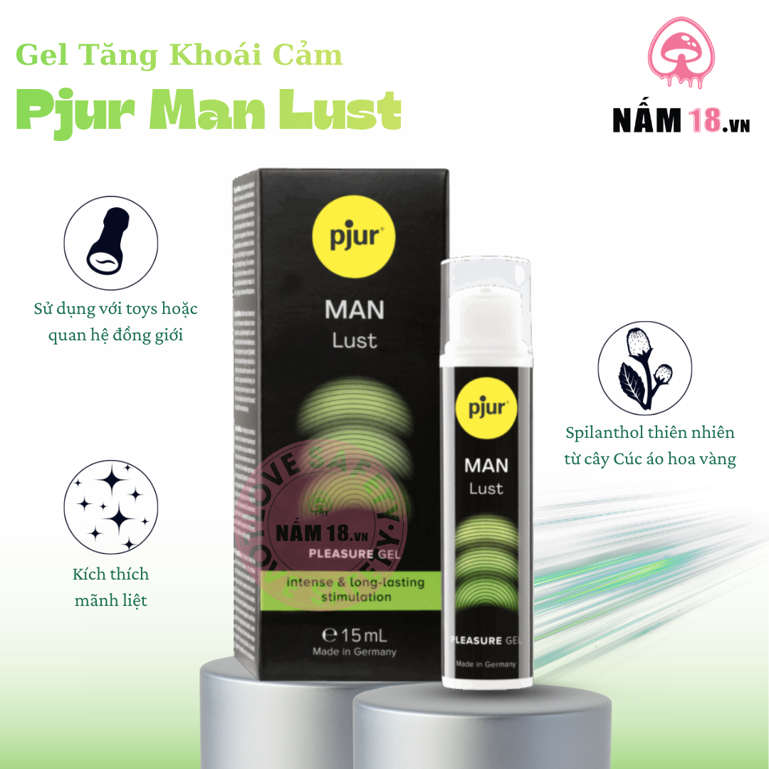  Gel Bôi Trơn Tăng Khoái Cảm Pjur Man Lust 