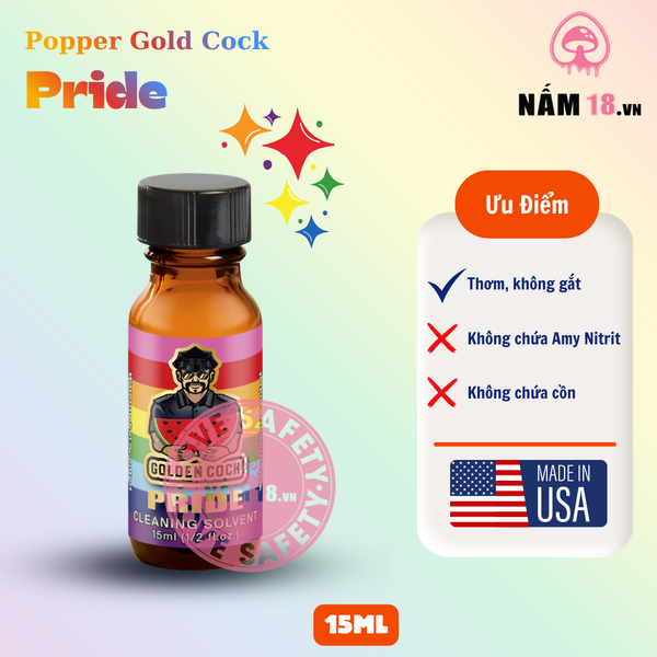  Popper Golden Cock Pride | Chai 15ml 